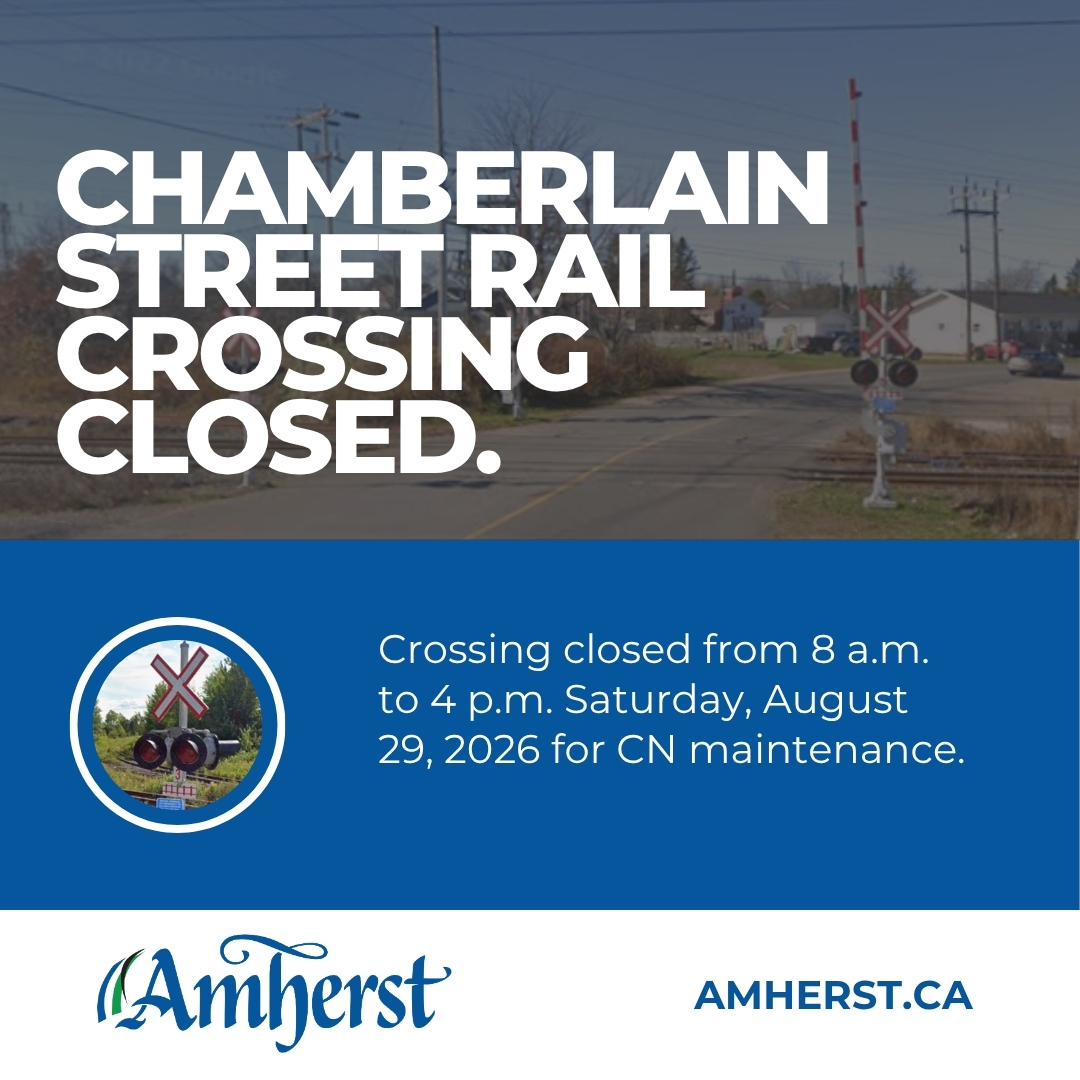 Chamberlain CN Street Closure 20260828