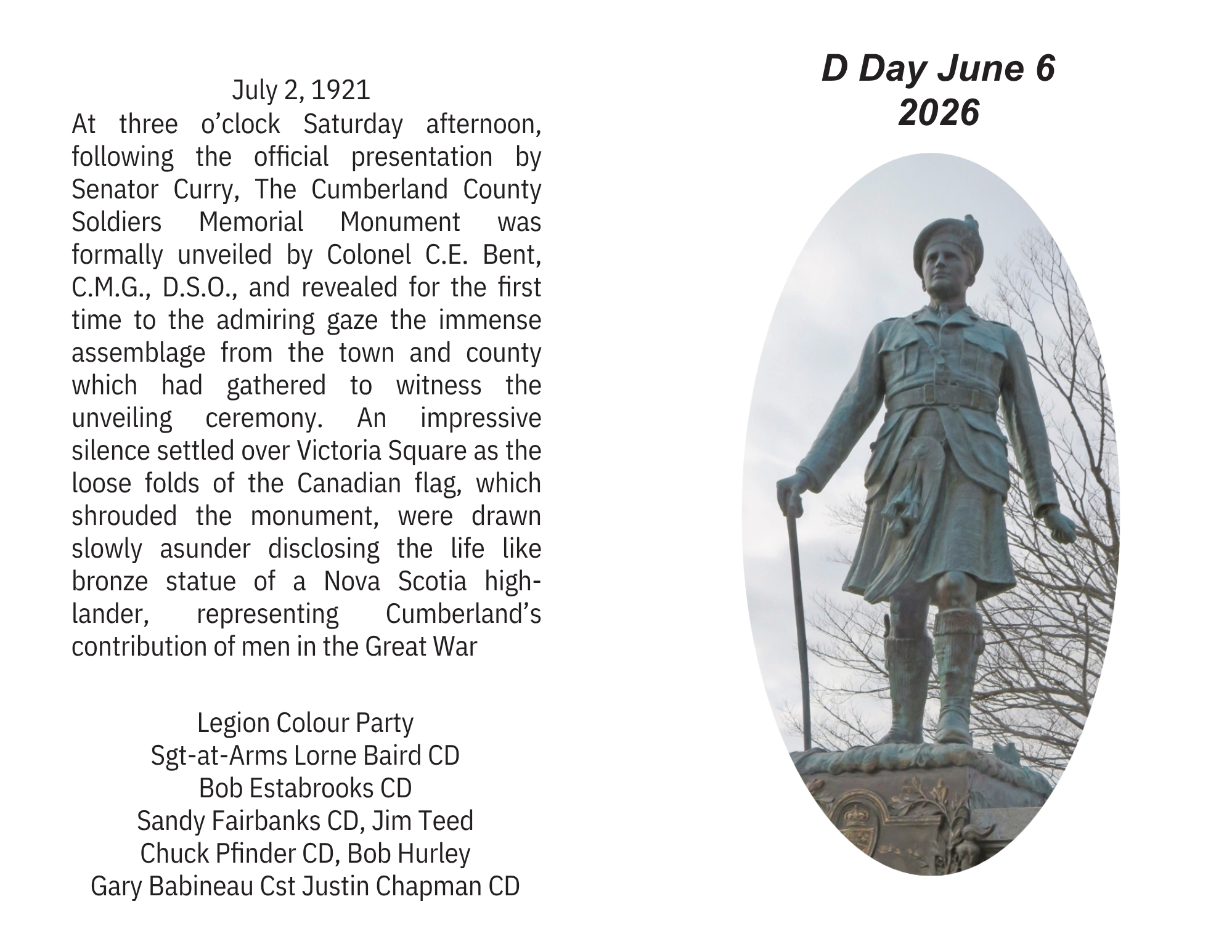 D Day Itinerary 20260603 P1