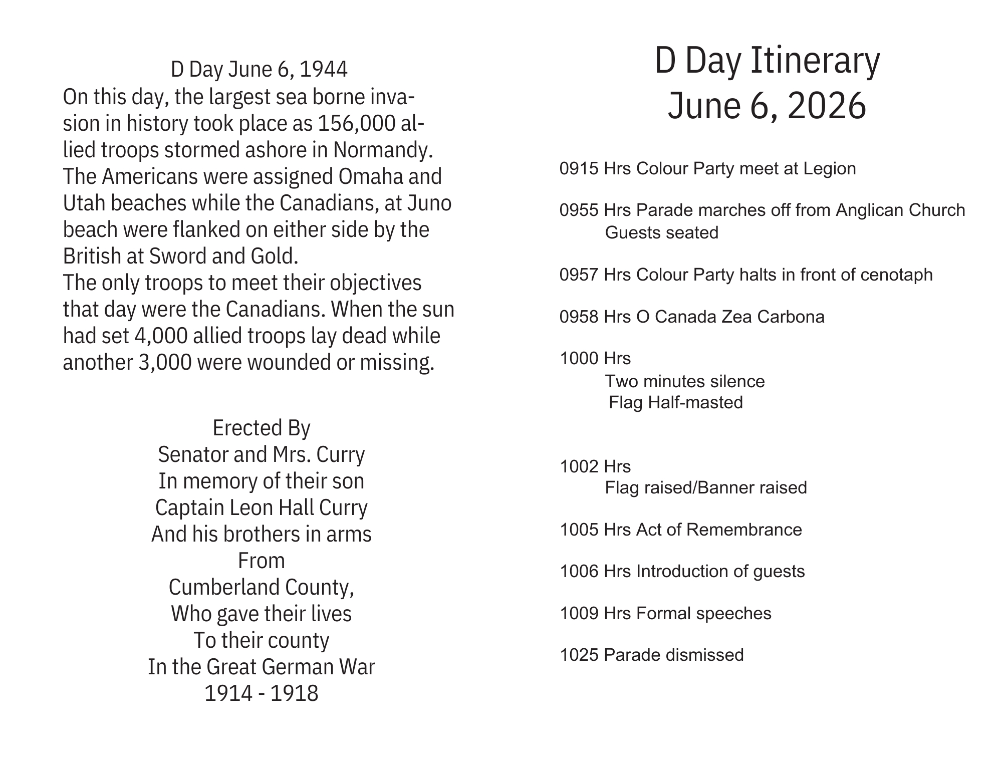 D Day Itinerary 20260603 P2