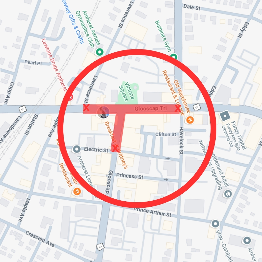 Esther Fest Street Closure Map 20261022