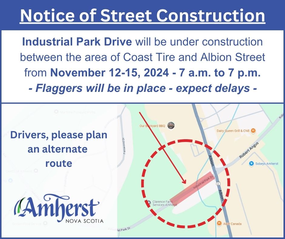 Ind Park Drive Construction 20241108