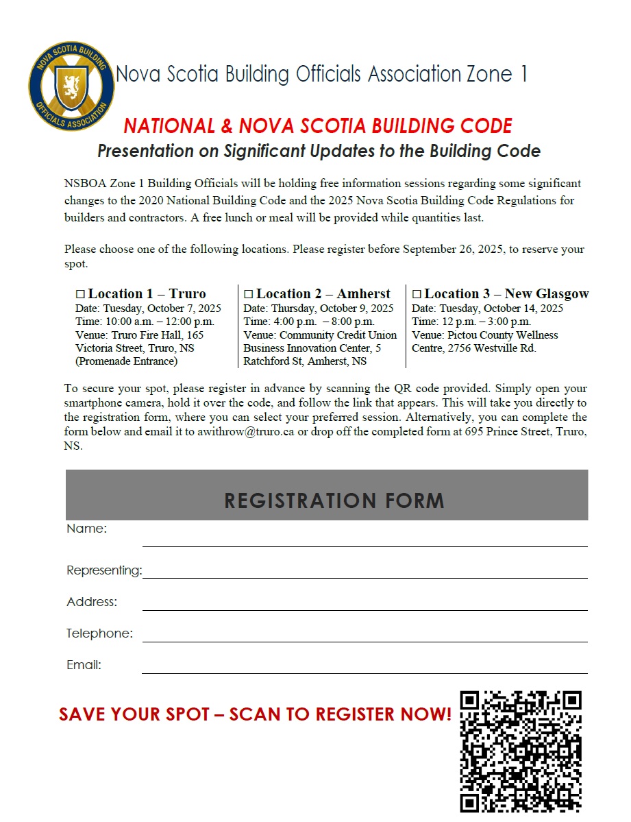 National and Nova Scotia Building Code Event 20250922
