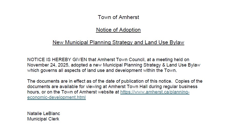 Notice of Adoption 20260317