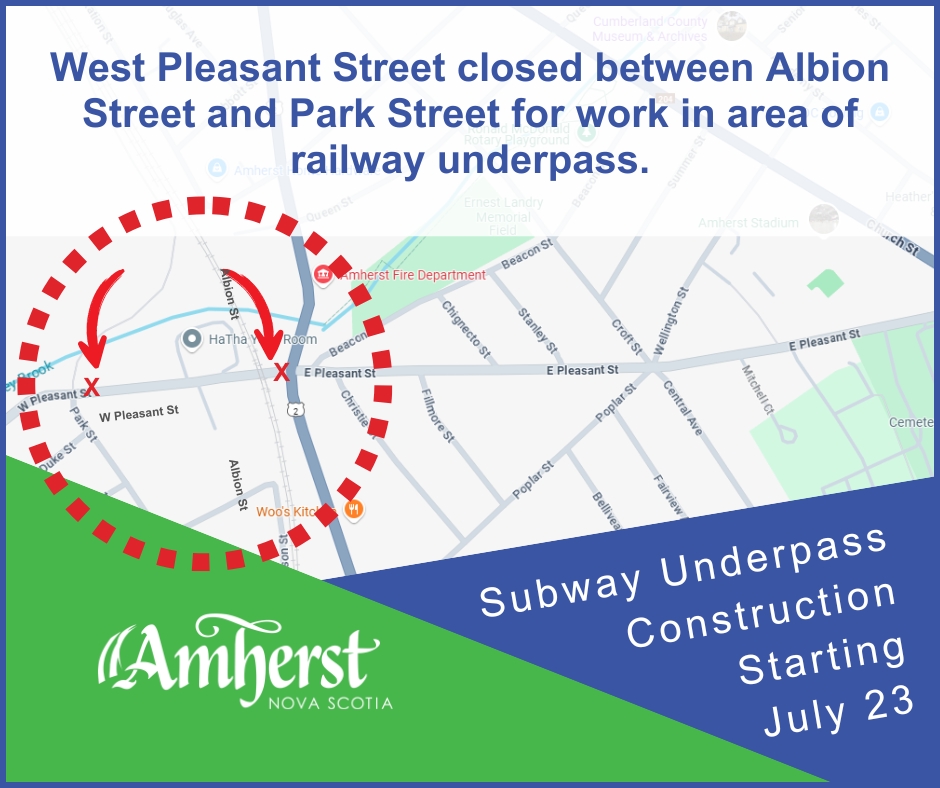 Pleasant Street Underpass Wall and Drain Work 20250715