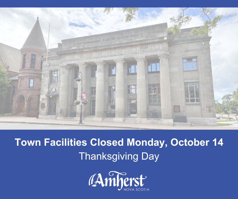 Town Facilities Closed for Thanksgiving 10 10 24