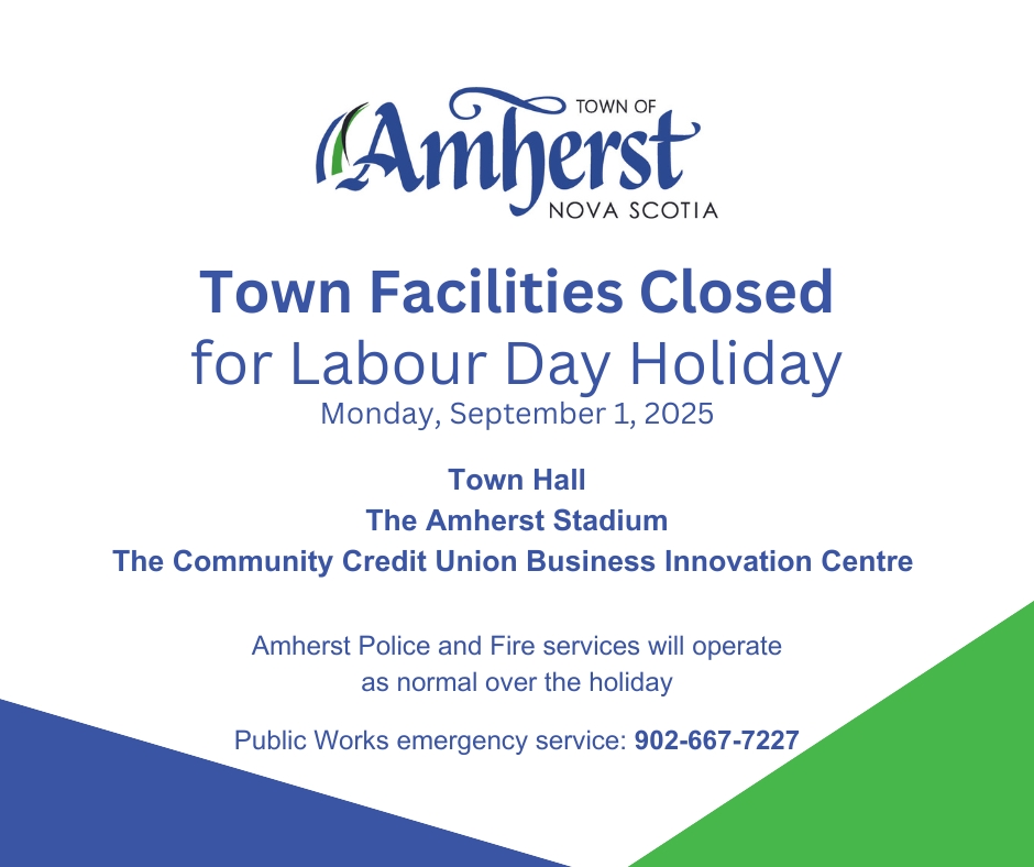 Town Facility Closures Labour Day 20250829