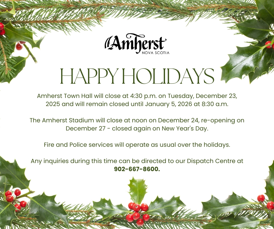 Town Hall Christmas Closure 20251217
