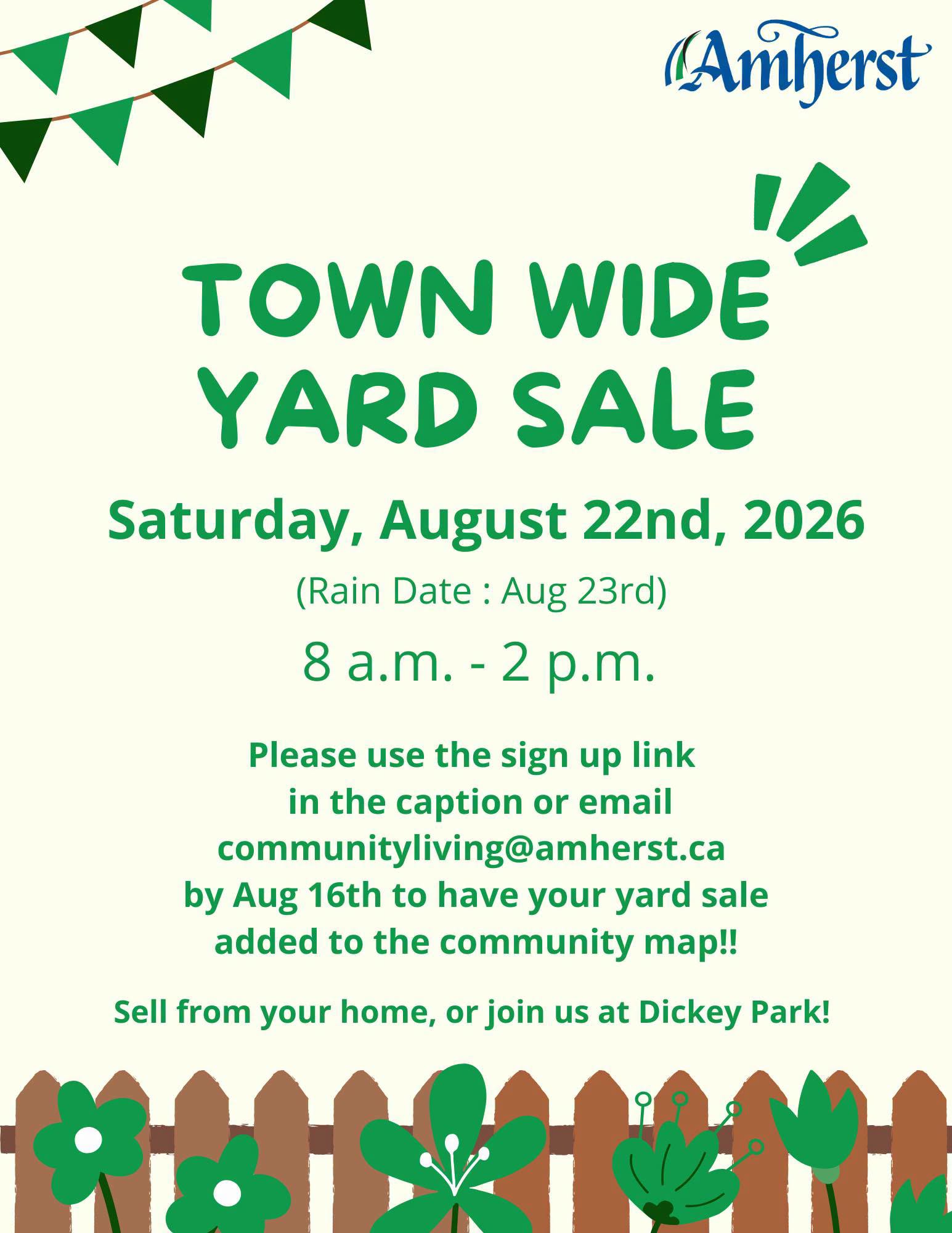 Town Wide Yard Sale Summer Edition