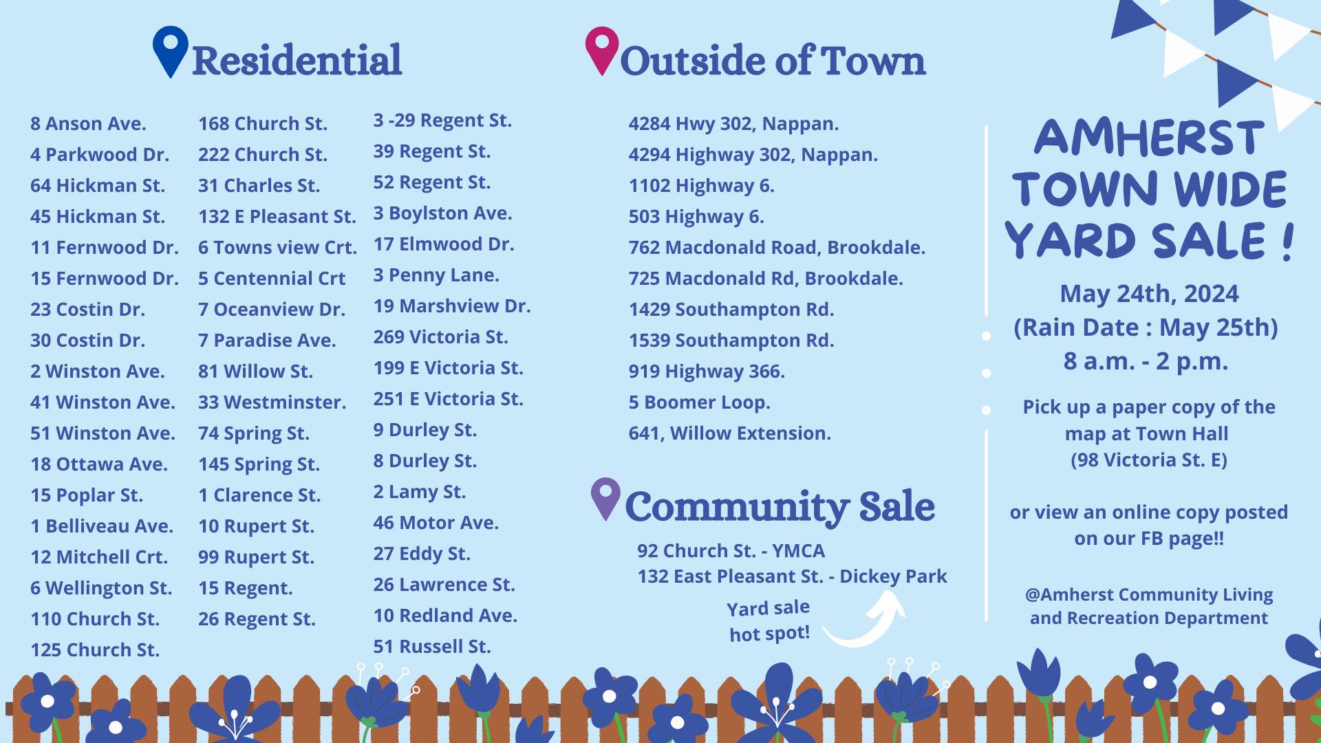 Yard Sale List 20250516