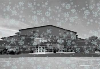 Amherst Stadium closing due to weather, February 13