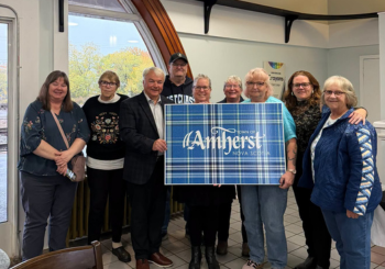 Town of Amherst Unveils New Tartan at Nova Scotia Fibre Arts Festival